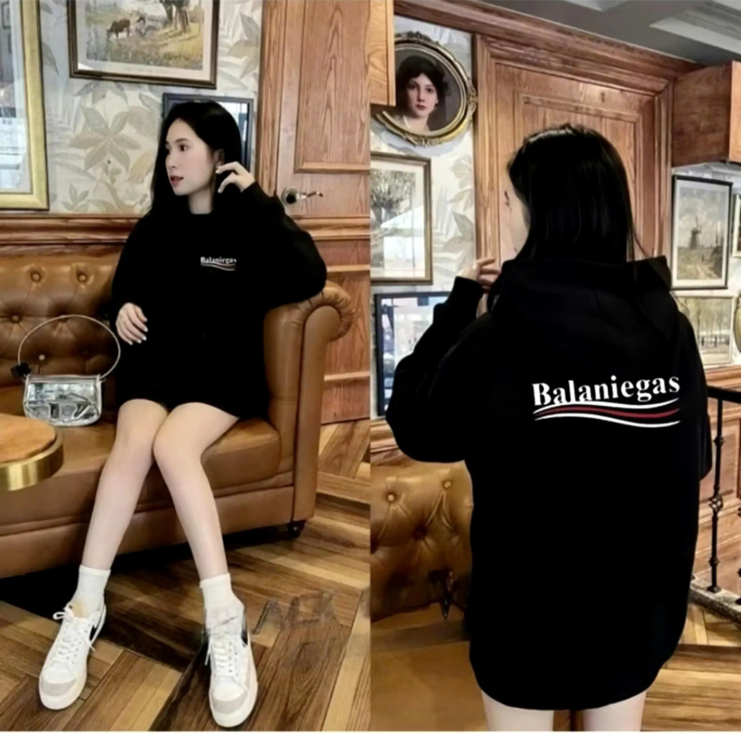ÁO KHOÁC HOODIE FROM CHUẨN NAM NỮ , HỌA TIẾT IN SẮC NÉT MŨ 2 LỚP
