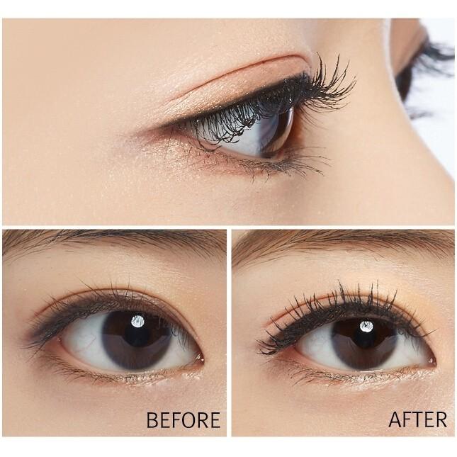 Mascara không trôi giúp cong mi 12h Mira Monaliza Make your eyes Attractive Hàn Quốc 9ml Nữ Cosmetic Women Mỹ Phẩm Trang Điểm 4