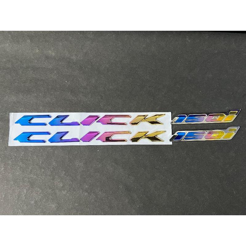Emblem Vario Click Beat Scoopy  Rainbow Bahan Plastik Keras Tebal warna warni harga 2 pcs 5
