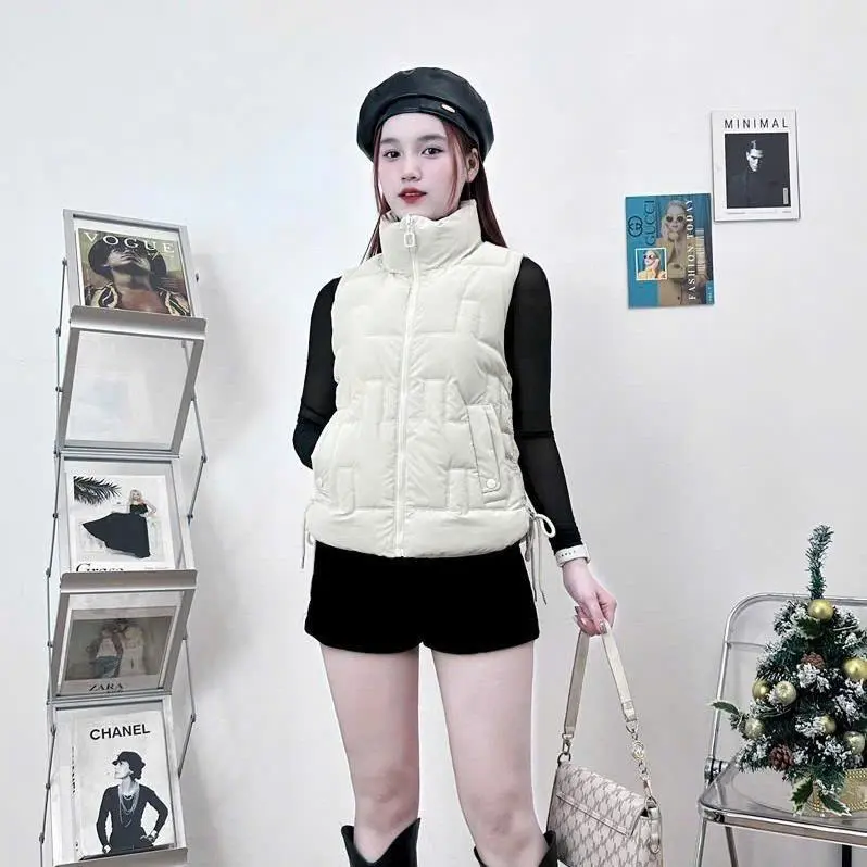 Áo phao zile nữ chất nhung lì mềm mịn, 3 lớp dày dặn, có dây rút 2 bên, hoạ tiết trần vi tính