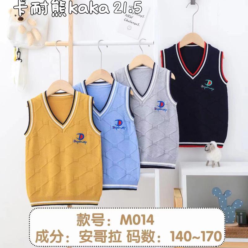 Áo len gile bé trai 10-30kg Bé trai Mềm Thoải mái 0