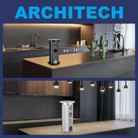 Gambar ARCHITECH MJ02  LIFTING SOKET C18 WIRELESS CHARGER BLACK STOP KONTAK MEJA dari ARCHITECH INDONESIA Kota Administrasi Jakarta Utara 5 Tokopedia