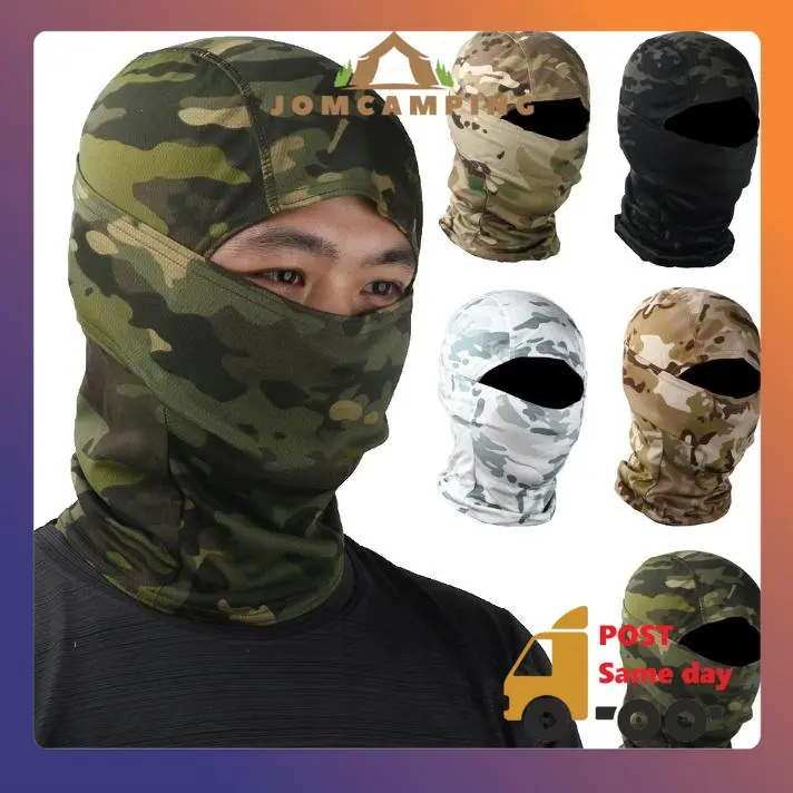 Camouflage Headgear Outdoor Riding Mask Hiking Mountaineering Sunscreen Sunshade Cold-proof Quick-drying Perspiration Sports Travel