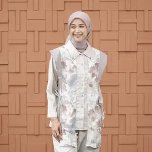 Dya Id - Caca Nude Kemeja katun Wanita L-3XL