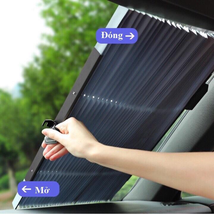 Product Introduction of Tấm Che Nắng Kính Trước Ô Tô Kích Thước 70cm x 155cm, Rèm Kéo Chắn Nắng Tự Cuốn Tiện Lợi 31