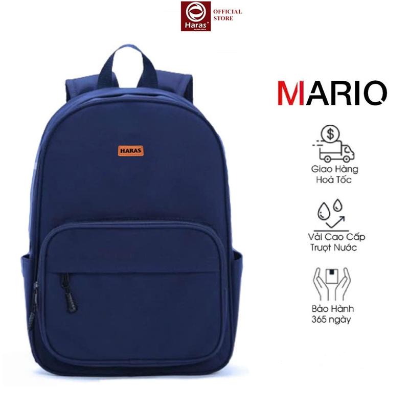 Balo Nam Nữ Thương Hiệu HARAS Kiểu Dáng Basic Đi Học Đi Chơi HR365 Đeo Vai Backpack 1