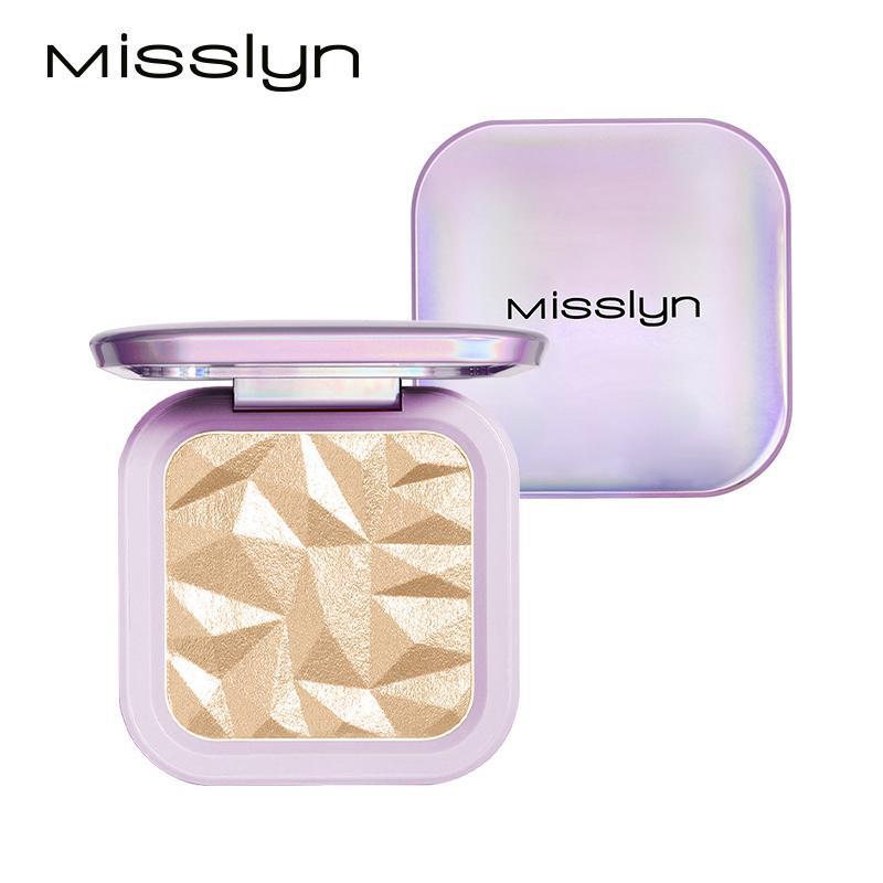 Product Introduction of Shimmer Highlighter Palette, 1 Count Smoothing Highlighter Powder, Long Lasting Pearly Makeup Powder, Facial Brightening Cosmetics 12