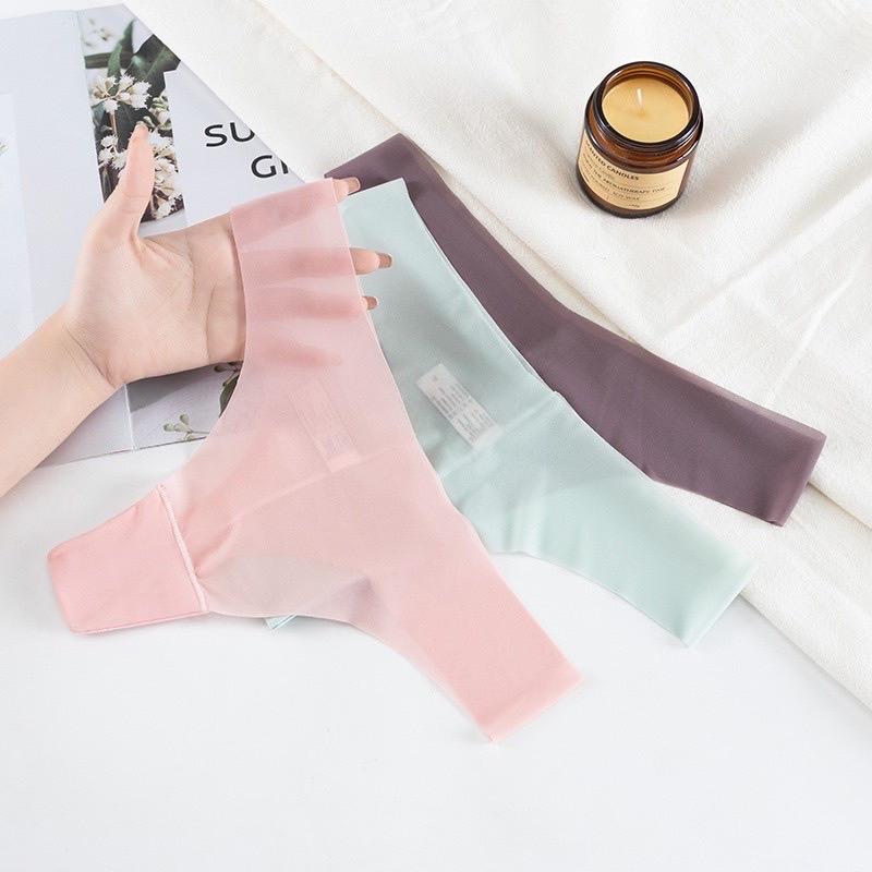 Sét Quần Lót Nữ voan tuyết Tàng Hình Lọt Khe 99075 không lộ vân không lộ viêc- THỦY BIKINI Women Cotton