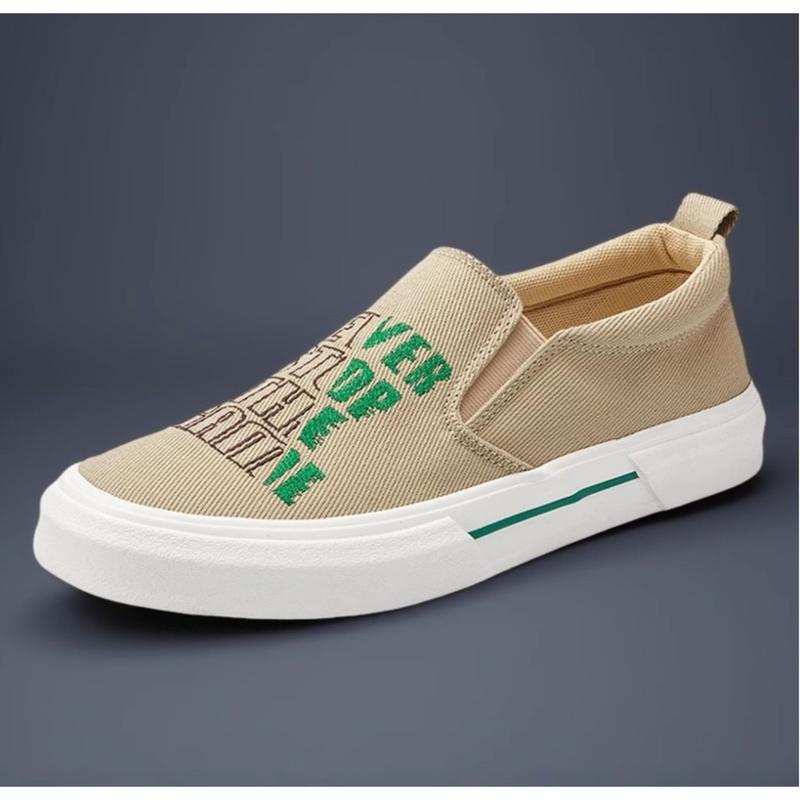 Giày Lười Vải Nam SHANBU Mẫu Mới 2025 Chất Liệu Vải Bố Thoáng Khí Đế Cao Su Chống Trơn - Mã SP 25136