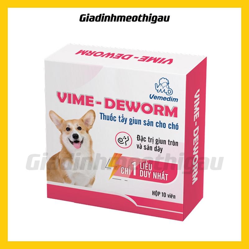 1 Viên sổ giun Vime-DEWORM dành cho chó mèo