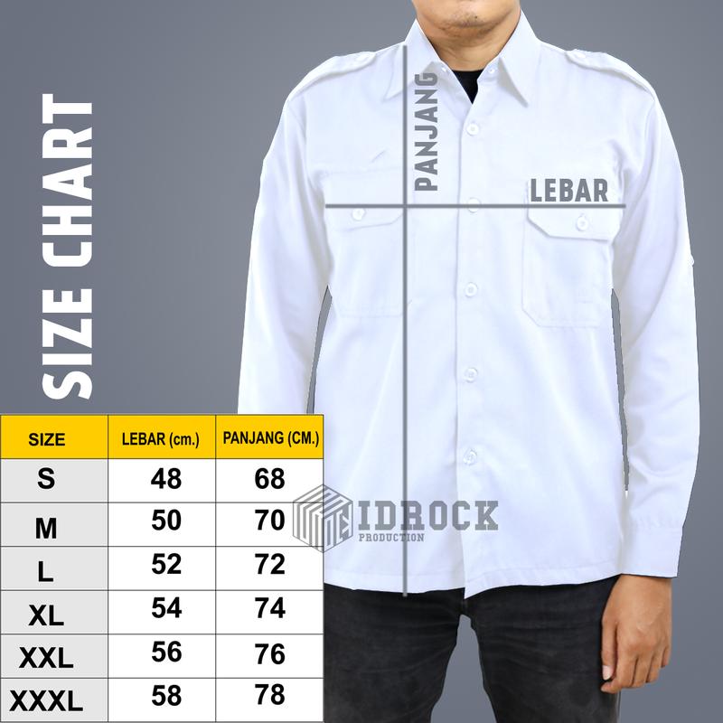 KEMEJA PDL WARNA BIRU DONGKER 1