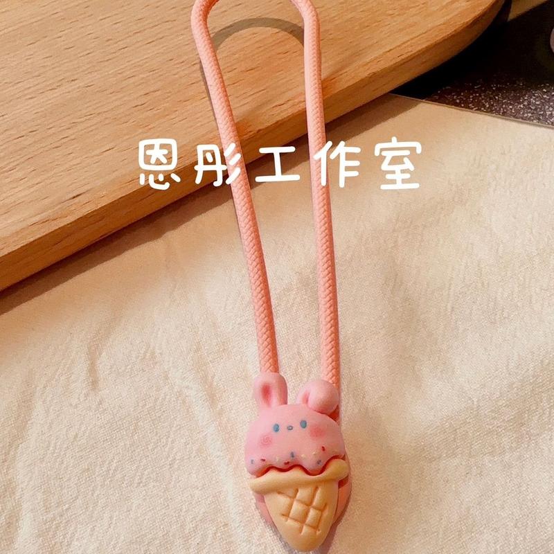 Dây Treo Sáng Tạo, Dây Chống Mất, Dây Ngắn Silicon, Dây Treo Chìa Khóa Đĩa U Silicon, Dây Treo, Dây Cầm Tay 8