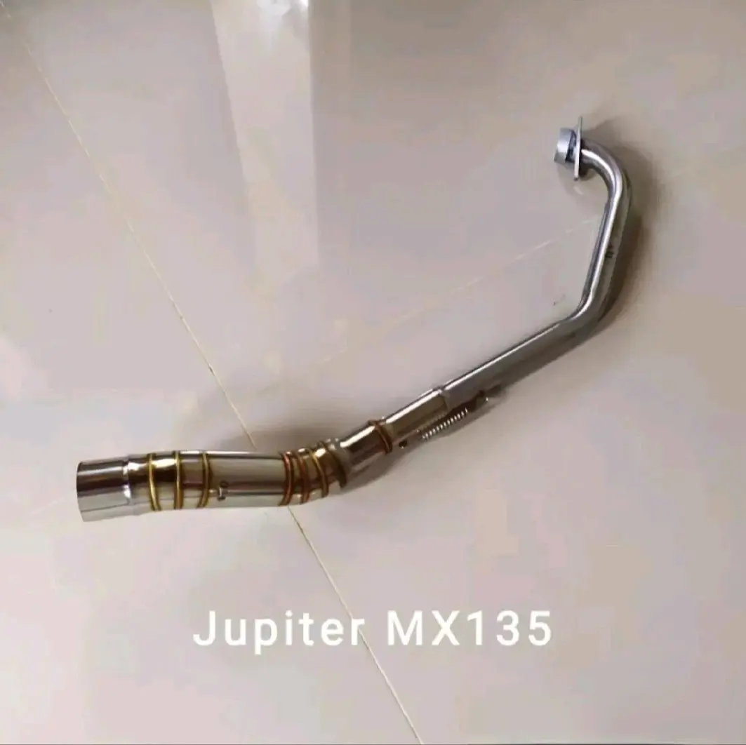 header/leher knalpot standar jupiter mx old, jupiter mx new 135 inlet 50mm