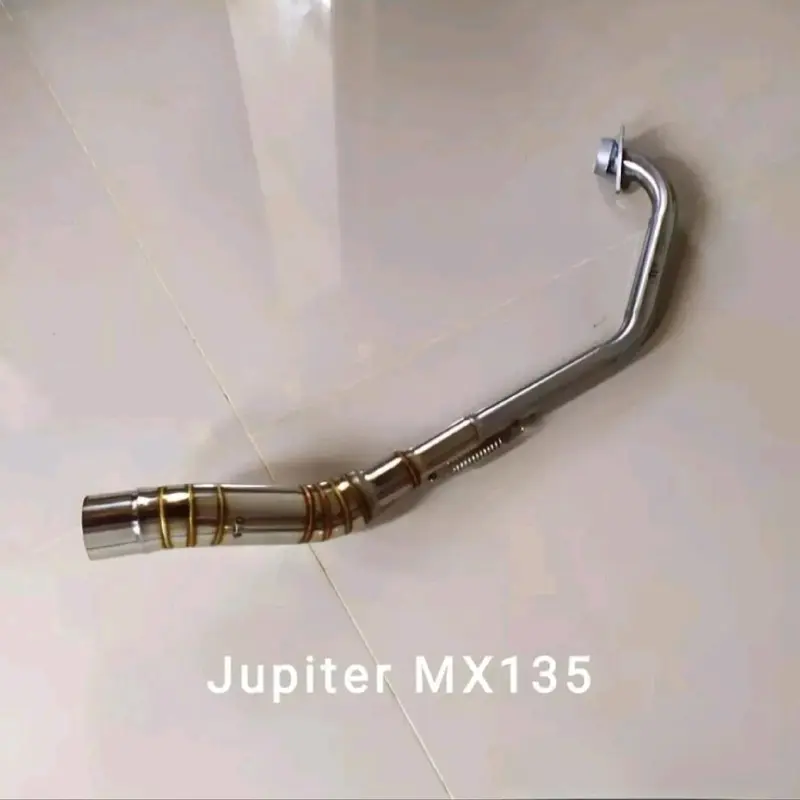 header/leher knalpot standar jupiter mx old, jupiter mx new 135 inlet 50mm 0