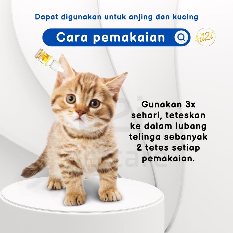 petscare HEALTHY EARS Obat tetes telinga kucing 10ml 3