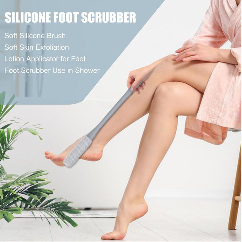 Product Introduction of Toe Cleaning Brush Foot Scrubber Exfoliating Silicone Brush Remove Dead Skin Feet Massage Brush Toe Stitch Scratching Brush 6