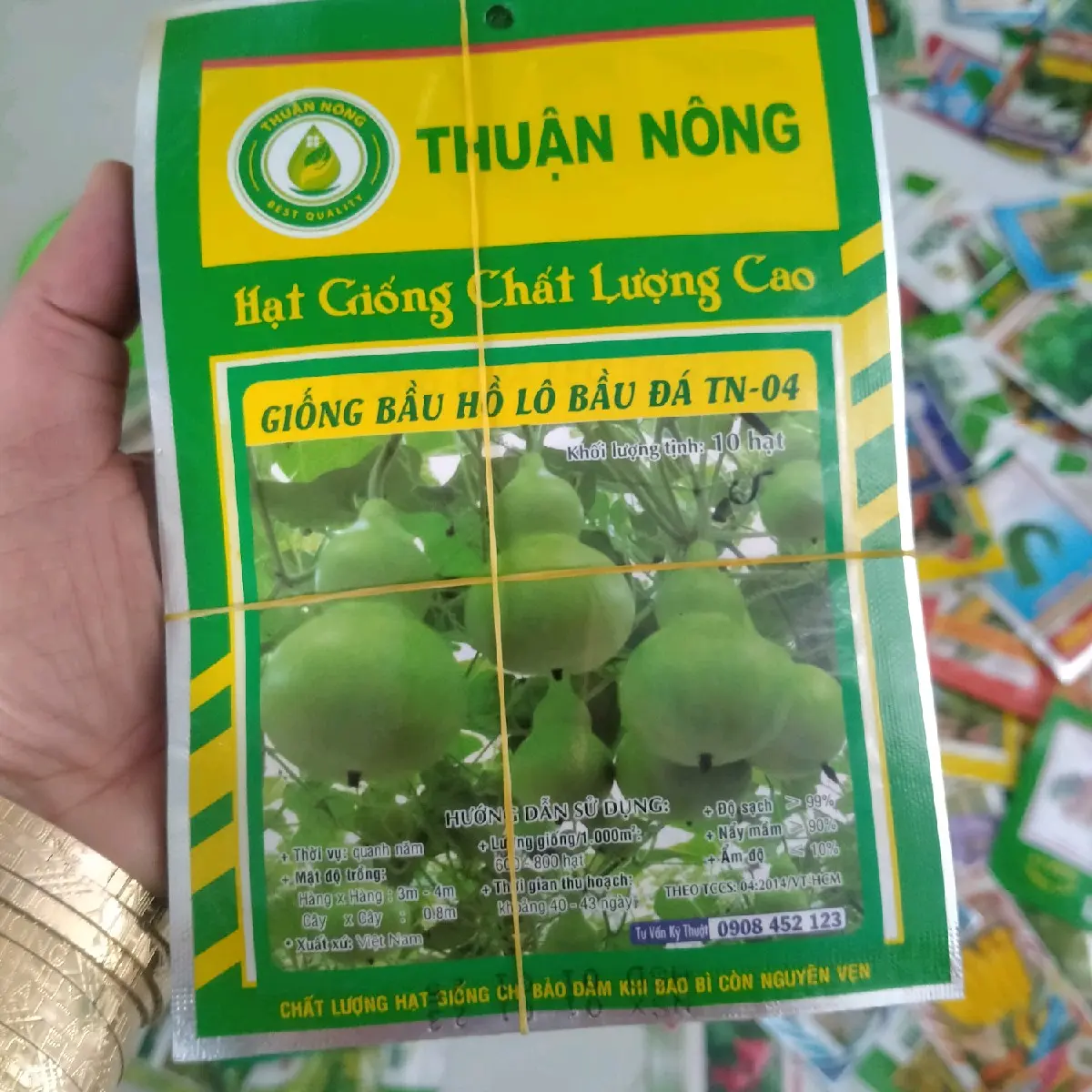 2 GÓI H.ẠT GI.ỐNG BẦU HỒ LÔ ĐÁ