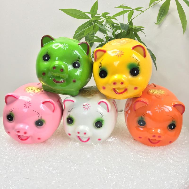 Lợn Đất Heo Đất Pi truyền thống size 1 Mini cute -Ống Heo Đựng Tiền