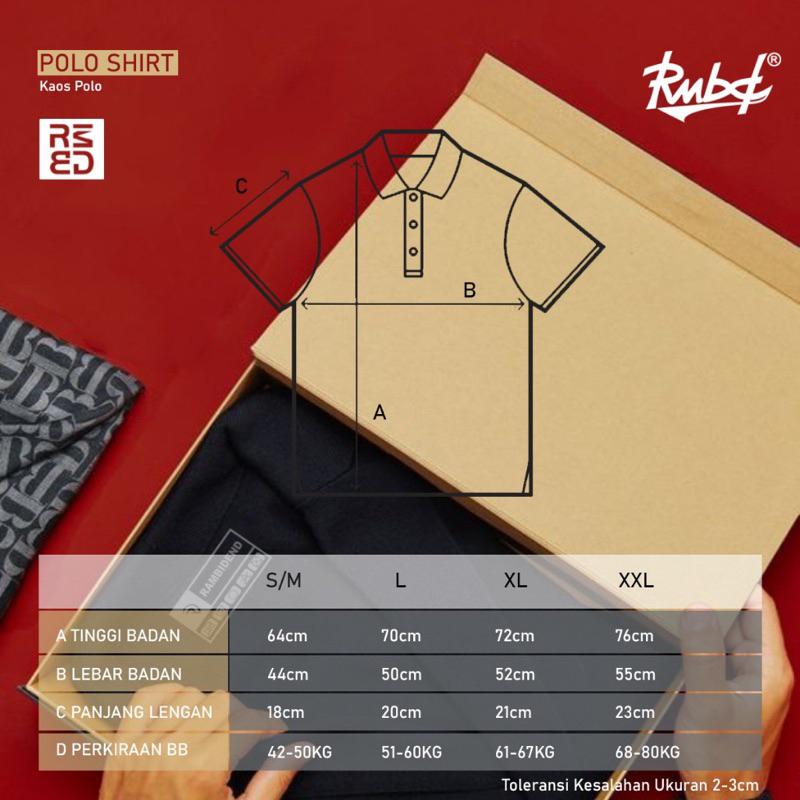 Product Introduction of Rambidend - Polo Shirt R King Keren T-Shirt Baju Santai Baju Kerja Baju Kerah Brand Distro Quality Cream / Krem 0