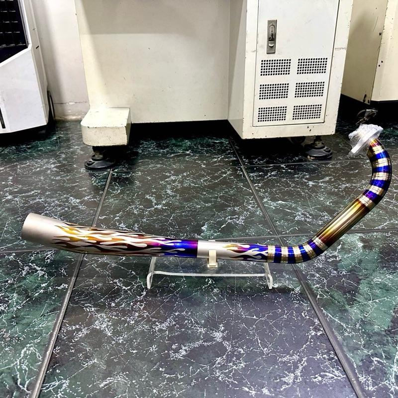 Cổ pô titan Ex 150 32-51 gắn pô zin form khoét áo