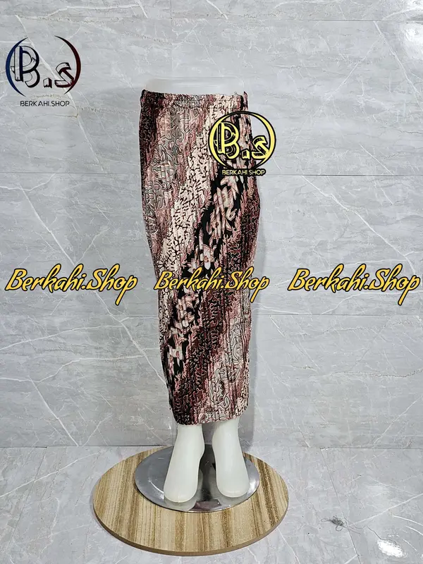 (Berkahi Shop) plisket batik anak/bawahan kebaya anak/plisket anak kondangan/plisket anak jumbo/plisket anak terbaru Bunga Cantik Rok 3
