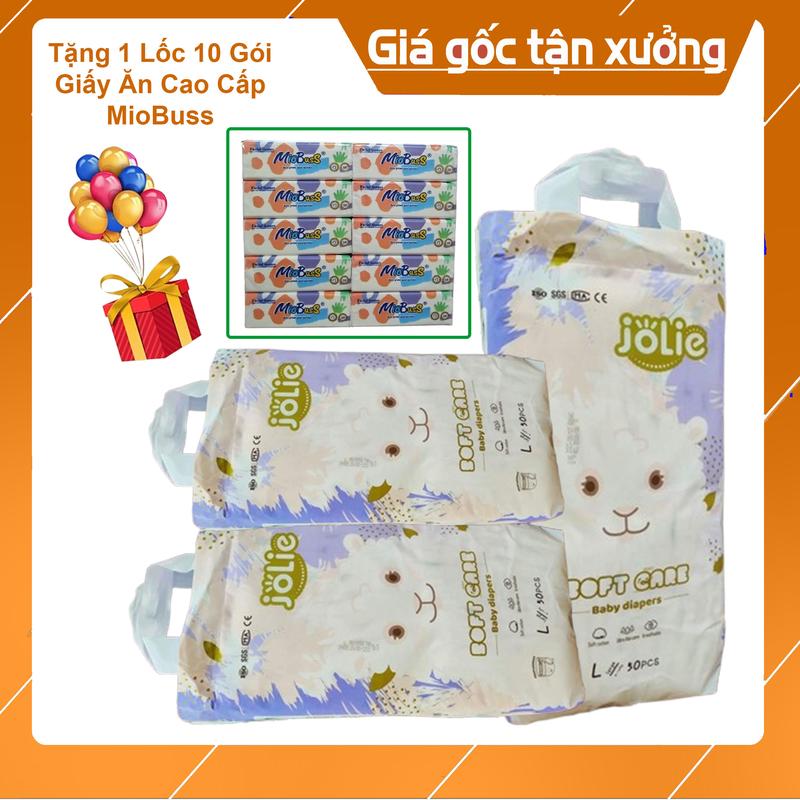 [ Tặng 01 Lốc 10 gói Giấy Ăn Cao Cấp Miobuss ]  150 miếng Bỉm Quần JOLIE xuất Nhật M-L-XL- XXL- XXXL -4XL Cho Bé momo  diamond