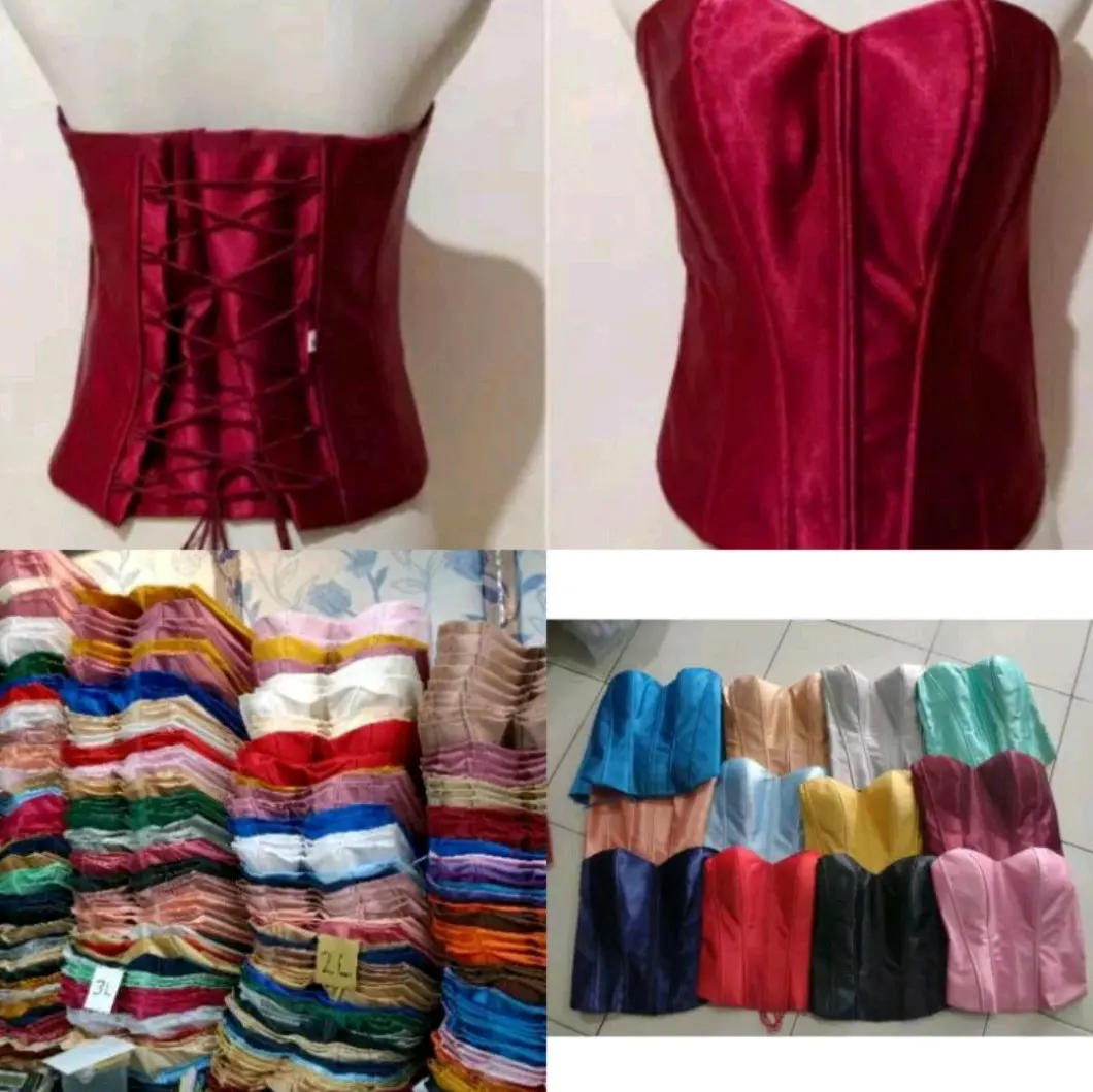LONTORSO SATIN | KEMBEN | KOMISOL SATIN | BUSTIER SATIN HARGA MURAH
