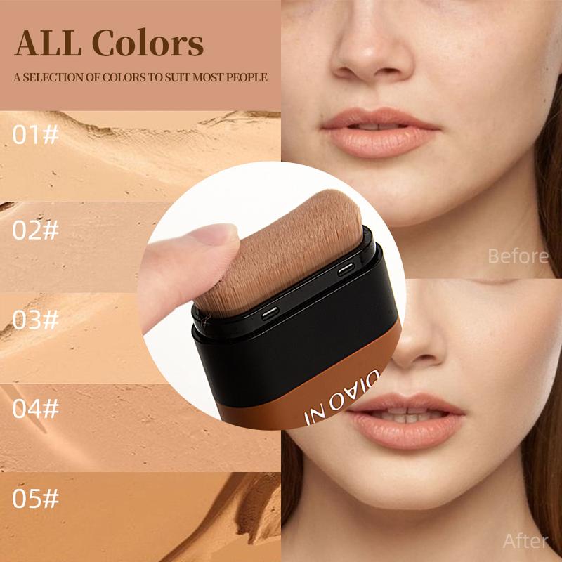 Product Introduction of Beauty Eraser Foundation Stick with Brush Hydrating Light Concealer Foundation 4
