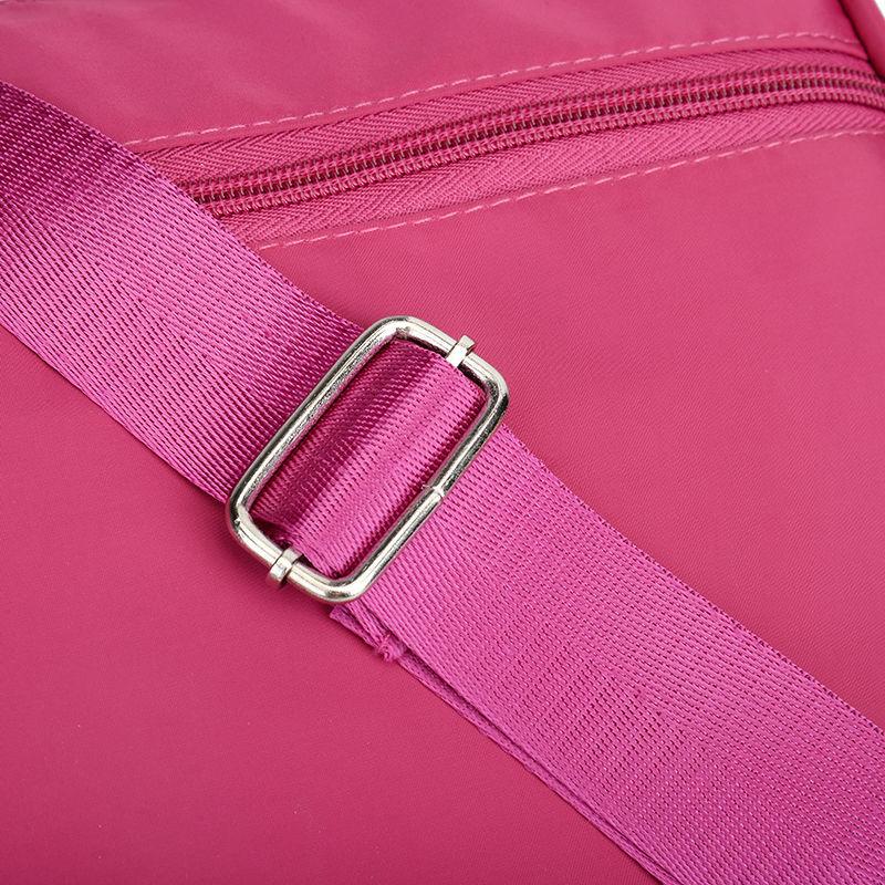 Product Introduction of Women's Bag Mother's Bag New 2025 Middle-Aged Women's Bag Nylon Canvas Bag Waterproof Multi-Layer Shoulder Messenger Bag 18