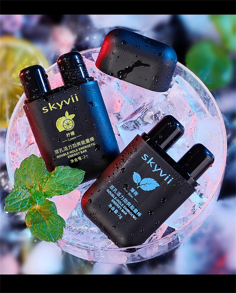 Product Introduction of 4Pcs Skyvii Double-hole Refreshing Awakening Stick Nasal Inhaler Type Cool for Sleepy In Class Driving Nose Anti-Sleepy Artifact 5Pcs/Set 42