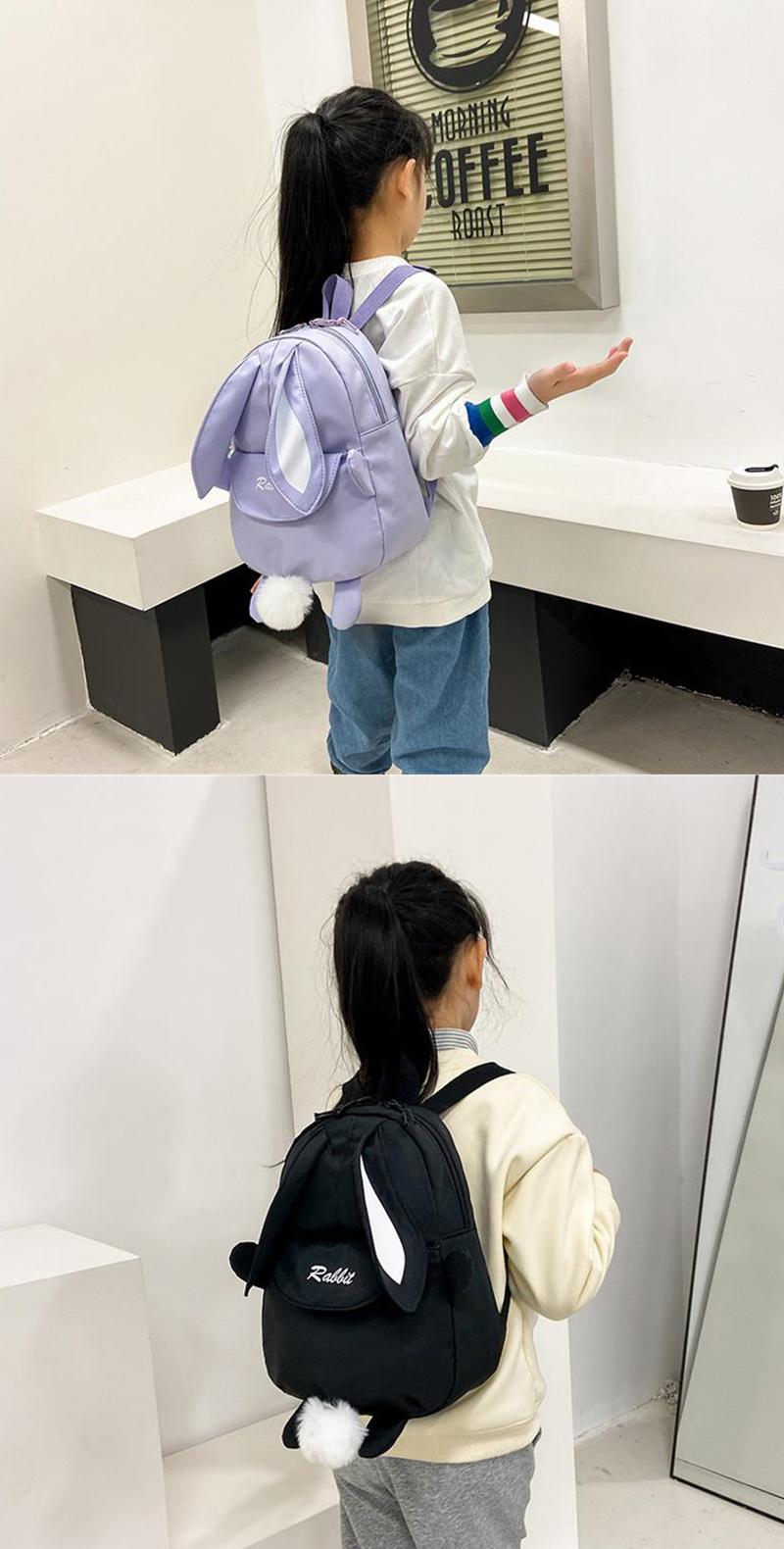 Product Introduction of New Cartoon Cute School Bag Children's Bunny Backpack Korean Version of The Children's Lightweight Backpack for Kindergarten 18