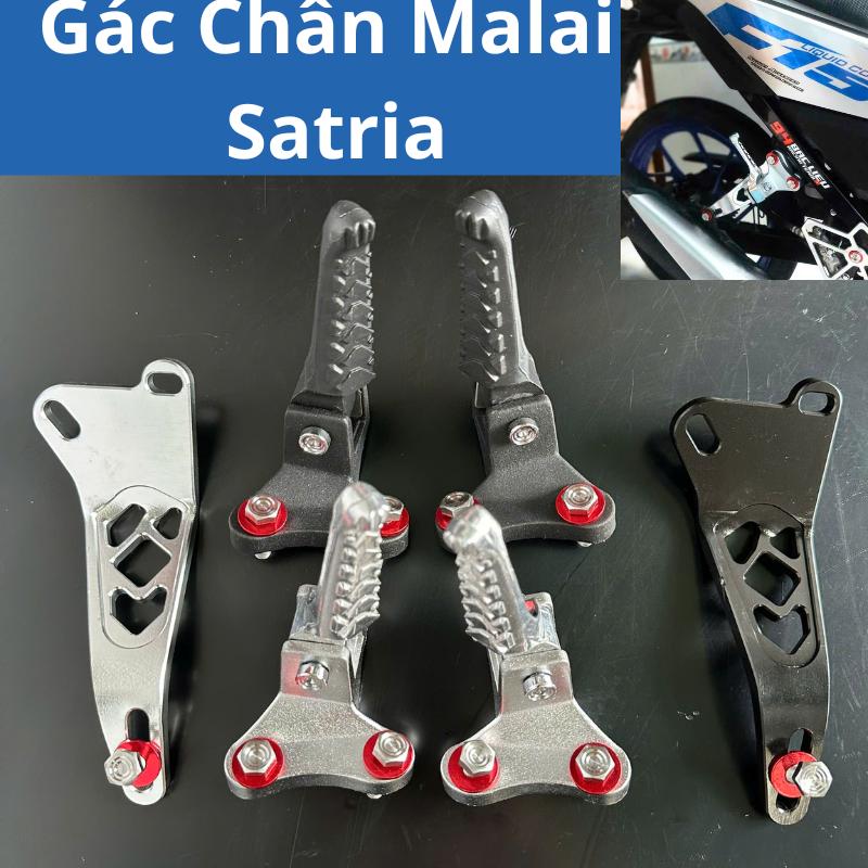 Gác Chân Malay Xe Satria,Raider Fi,Gác chân sau ( tặng kèm 5 ốc + 5 long đền đỏ) Phụ Tùng Phụ Kiện Cao Su
