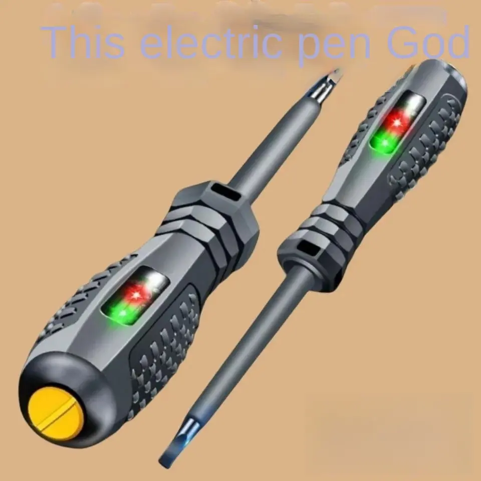Electrician's Dedicated Voltage Tester,Wire Breakage Detection High Torque Multifunctional Smart Induction Tester,Electrical Screwdriver with Voltage Detection