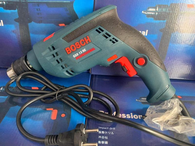 Máy khoan tường sắt gỗ 13 ly Bos.ch 1200W full đồ nghề, lõi đồng