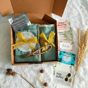 Hampers mukenah Muslim dewasa Traveling free Tasbih hadiah ulang tahun/souvenir wedding/kado anniversary/ graduation, buat pernikahan Sangat Nyaman Katun nyaman tanpa Sajadah