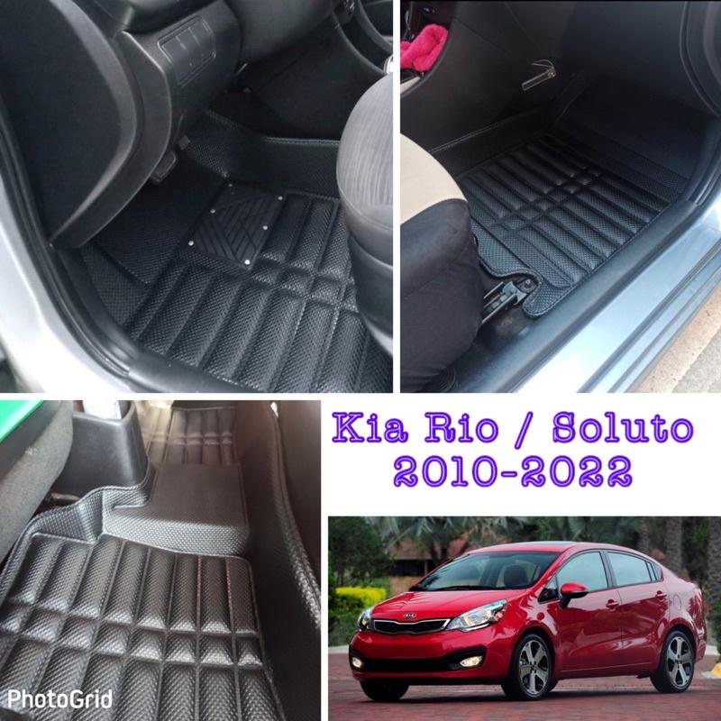 KIA RIO & SOLUTO 2010-2022 5D Premium Diamond Leather Deep Dish ...