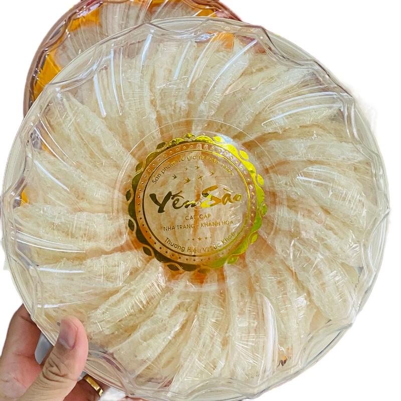  100 gram yến tinh chế sợi 18-22 tổ nguyên chất được nhặt theo cách thủ công + kèm đồ chưng đường phèn táo đỏ hạt chia long nhãn kỷ tử hoặc ĐTHT túi giấy 