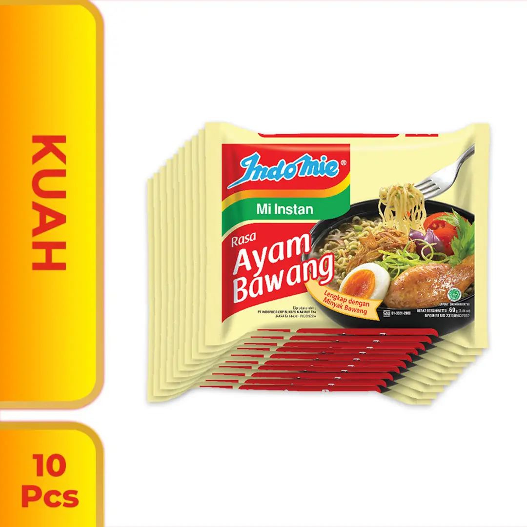 10 Pcs - Indomie Kuah Ayam Bawang