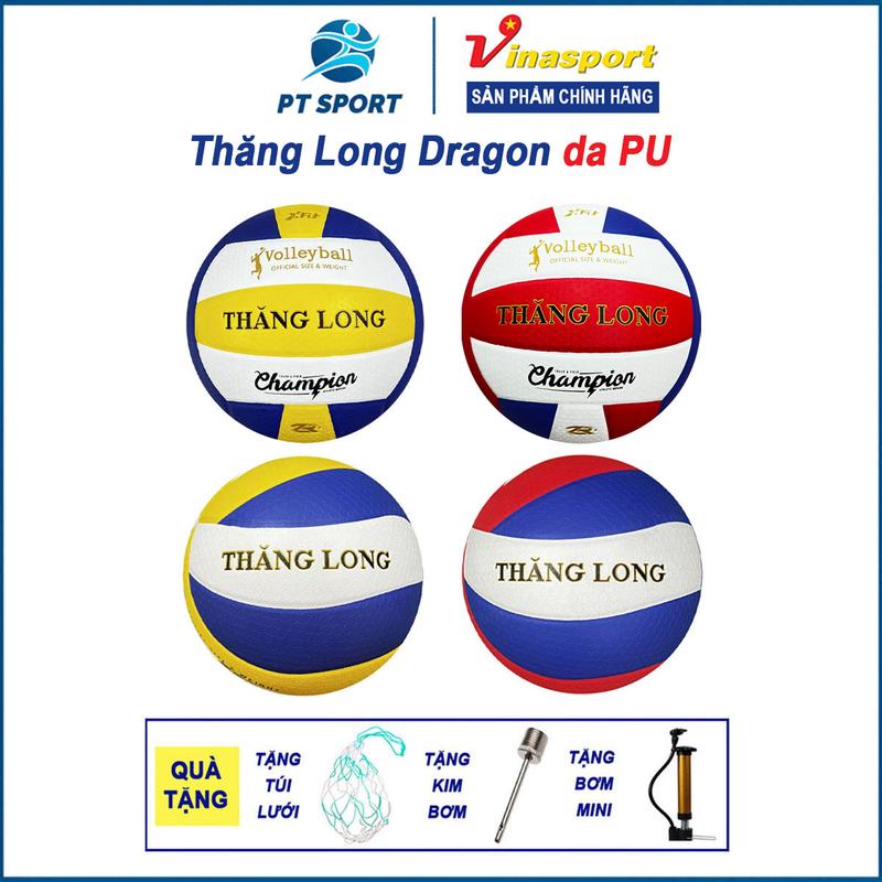 [ TẶNG BƠM ] Bóng chuyền Thăng Long Dragon DG6600, DG6620, DG6500, DG6520,DG300 Chính Hãng, Da PU Đánh Êm Tay, Đạt Tiêu Chuẩn Thi Đấu Nam Sport