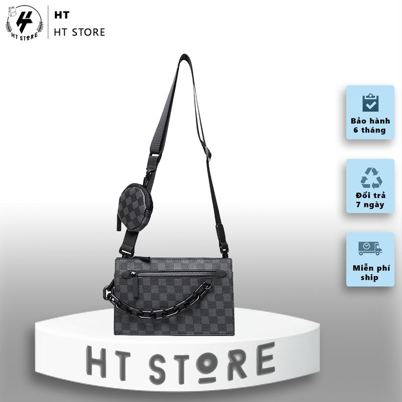 T3231 - Túi Xách Nam Nữ, túi chéo dáng hộp, phong cách trẻ trung đi chơi dã ngoại Da Đeo Vai Đeo Chéo