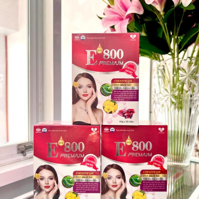 E ĐỎ  800 PREMUM hỗ trợ lão hoá da, làm đẹp da 5