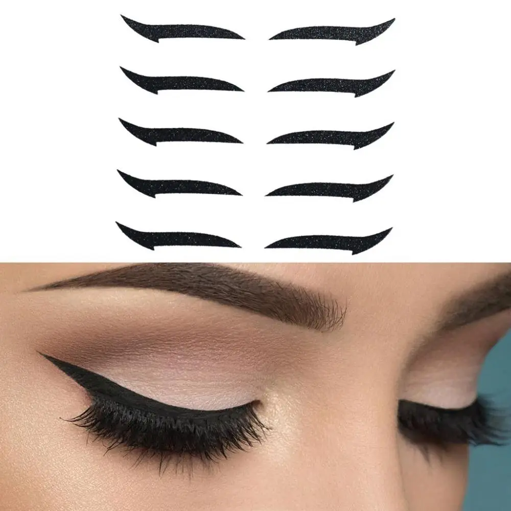 Lazy Reusable Eyeliner Stickers Double Eyelid Tape Instant Eye Line Strip Sticker for Women Girls Tool