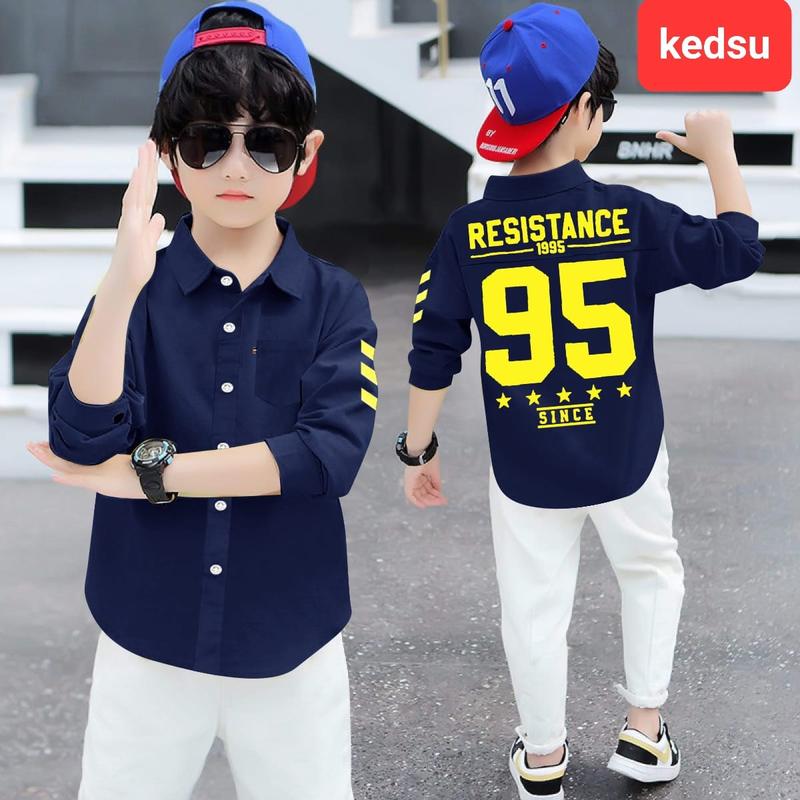 hem kids 310 kemeja anak laki laki usia 5-12th cod 5