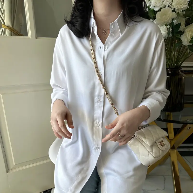 KEMEJA POLOS RAYON TWIL Baju atasan 1