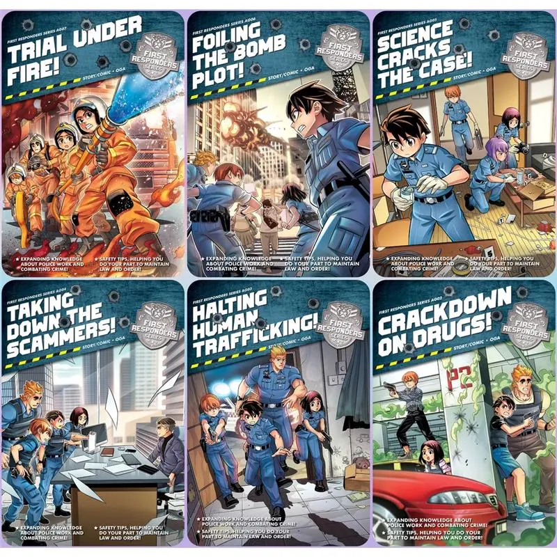 Casual First Responders Series, Fun Educational Comics