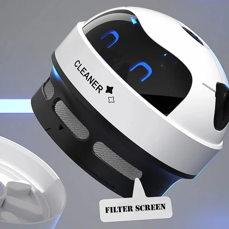 Robot hút bụi, thông minh, để bàn và máy hút bụi tóc trên bàn, kích thước nhỏ, máy hút bụi ô tô, vòi phun Có Thể Tháo Rời Thích hợp để làm sạch tóc thú cưng gia đình, dụng cụ làm sạch 0