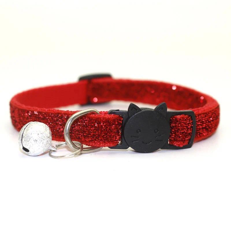 Product Introduction of Cat Collar Colors Reflective Breakaway Neck Ring Necklace Bell Pet Products Safety Elastic Adjustable with Soft Material 8