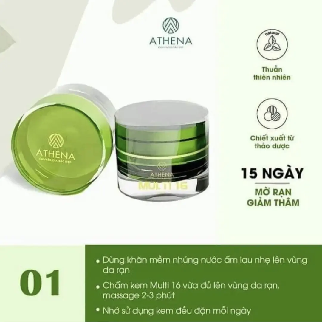 Kem rạn da Multi 16 [CHÍNH HÃNG] Athena - (Tặng quà)