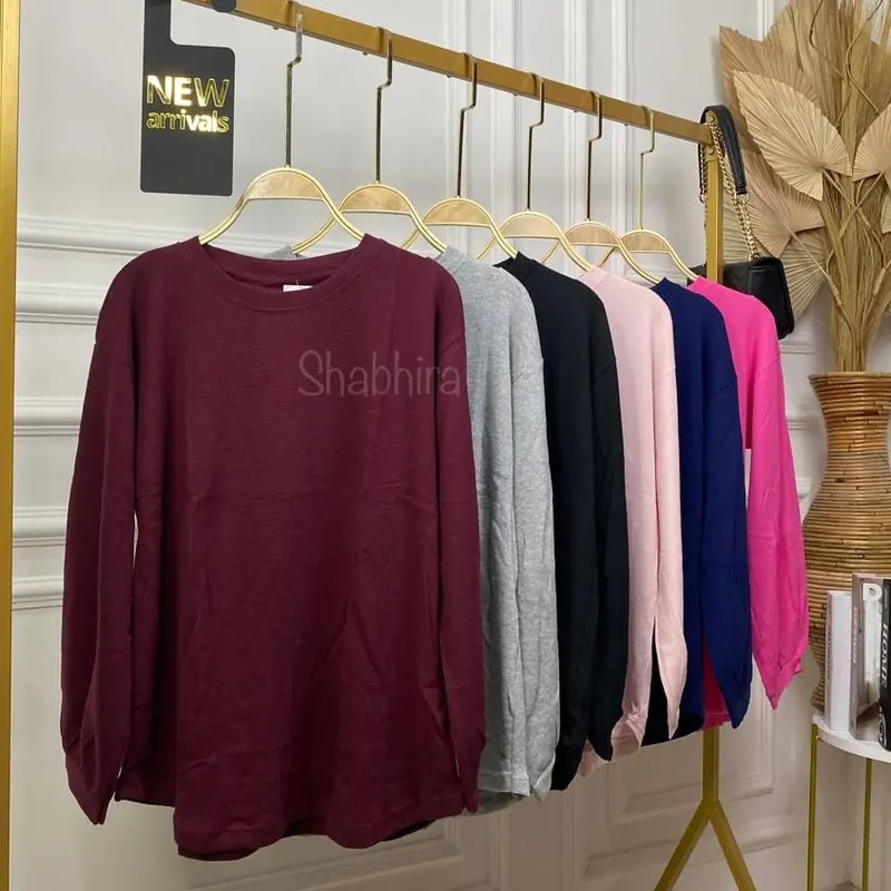 atasan kaos oversize polos lengan panjang wanita/kaos jumbo/kaos oblong/atasan kxxL oversize oval lengan panjang wanita/shabhira16 5