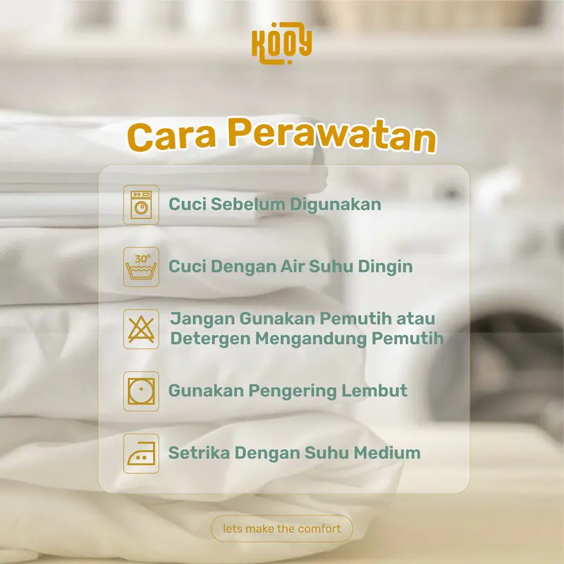 Bed Cover Set Sprei Brown Mix Walnut - Ukuran Lengkap 5